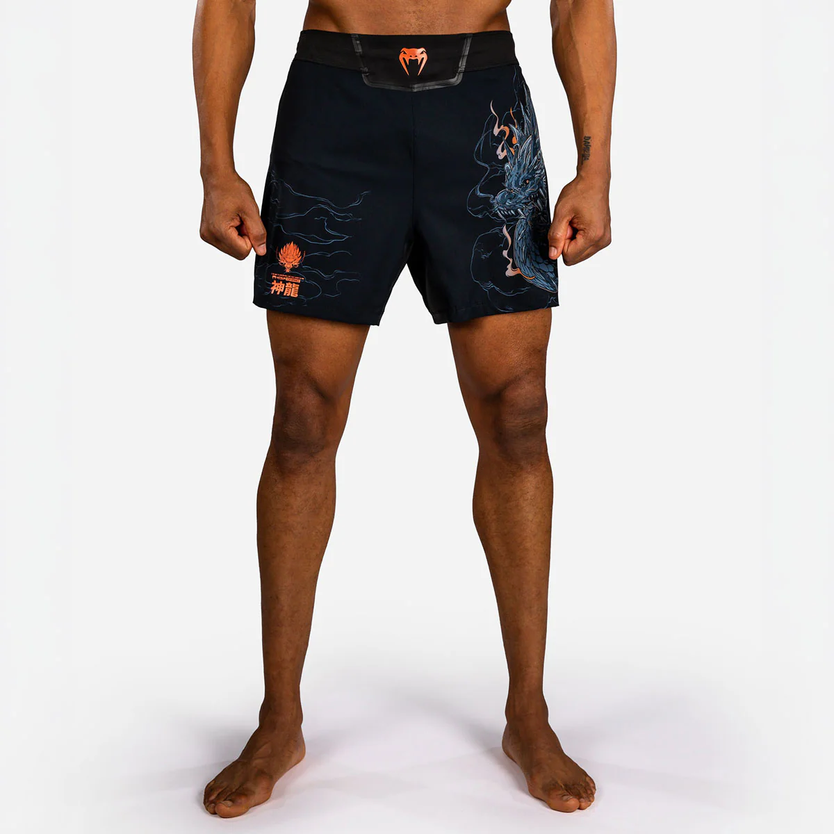 Calções de MMA Venum Thunder Dragon Preto 