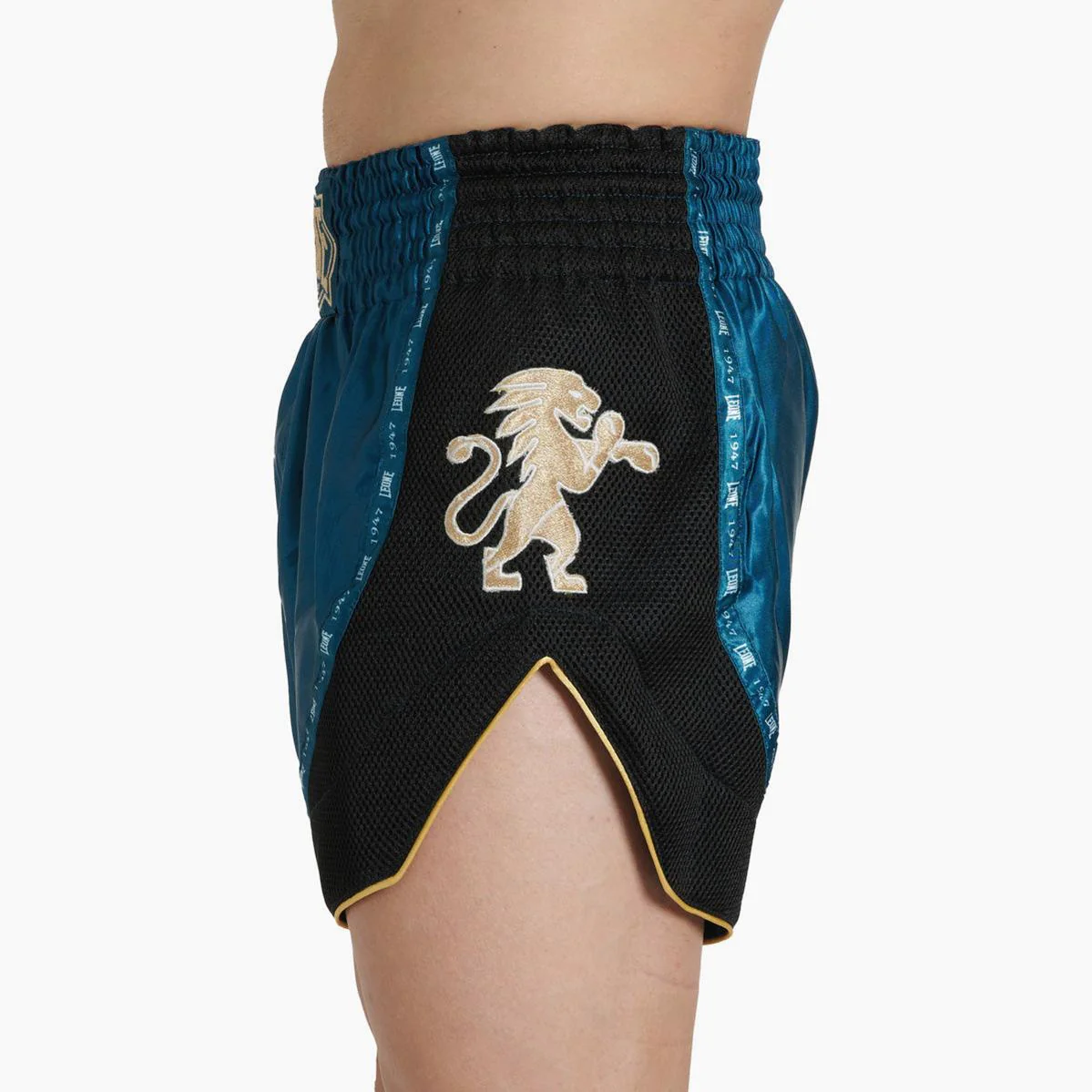 Calções kick-tailandeses Leone Classic AB881 Azul Petróleo  - Image 2