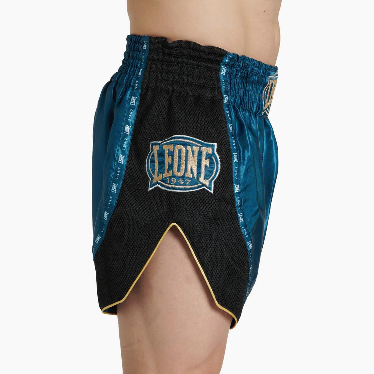 Calções kick-tailandeses Leone Classic AB881 Azul Petróleo  - Image 3