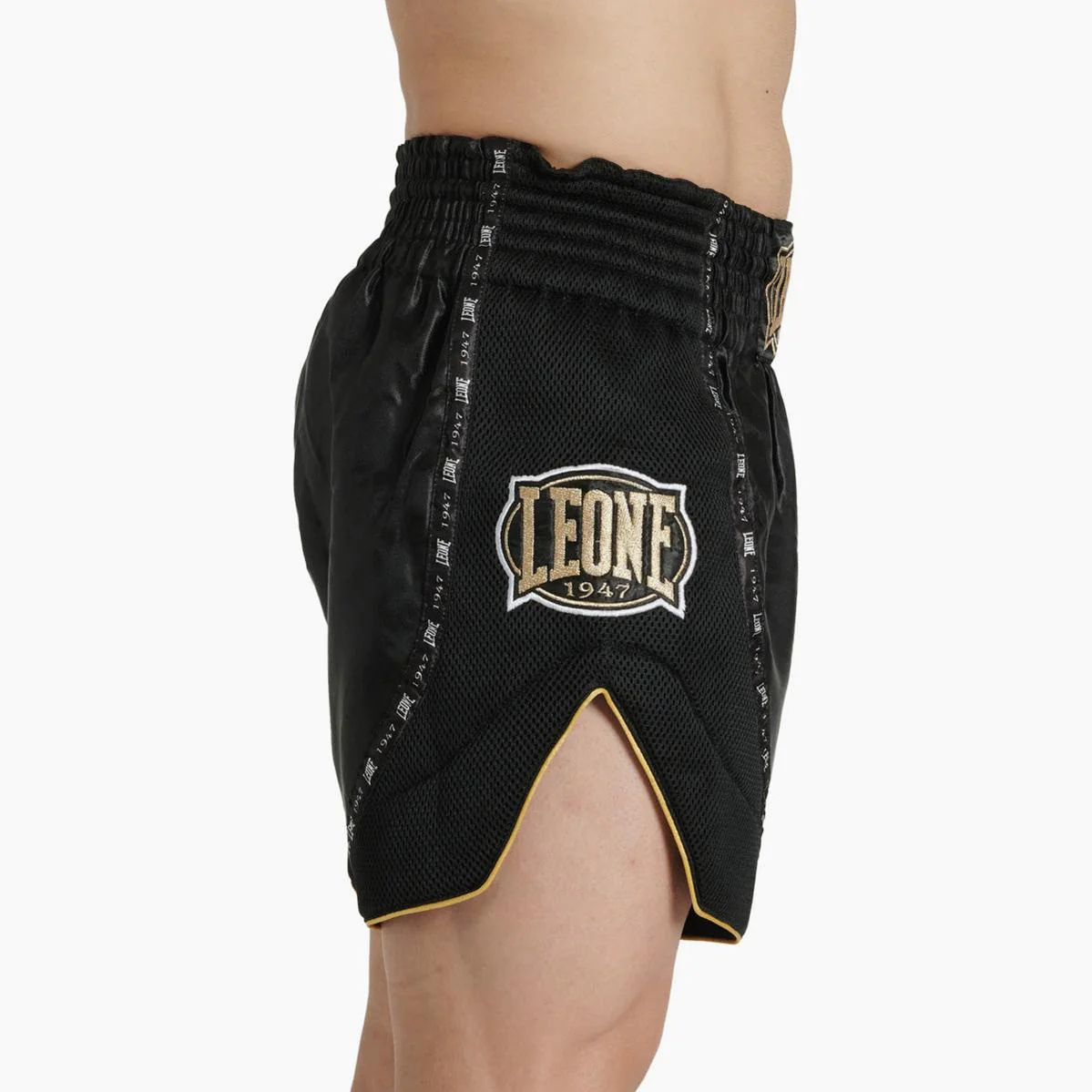 Calções kick-tailandeses Leone Classic AB881 Preto  - Image 2