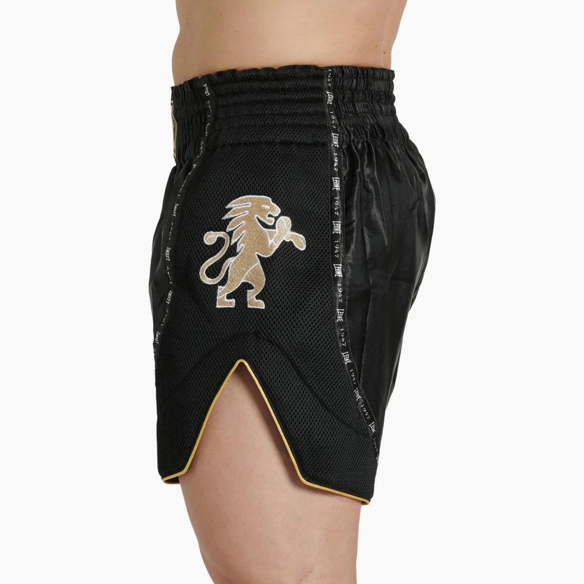 Calções kick-tailandeses Leone Classic AB881 Preto  - Image 4