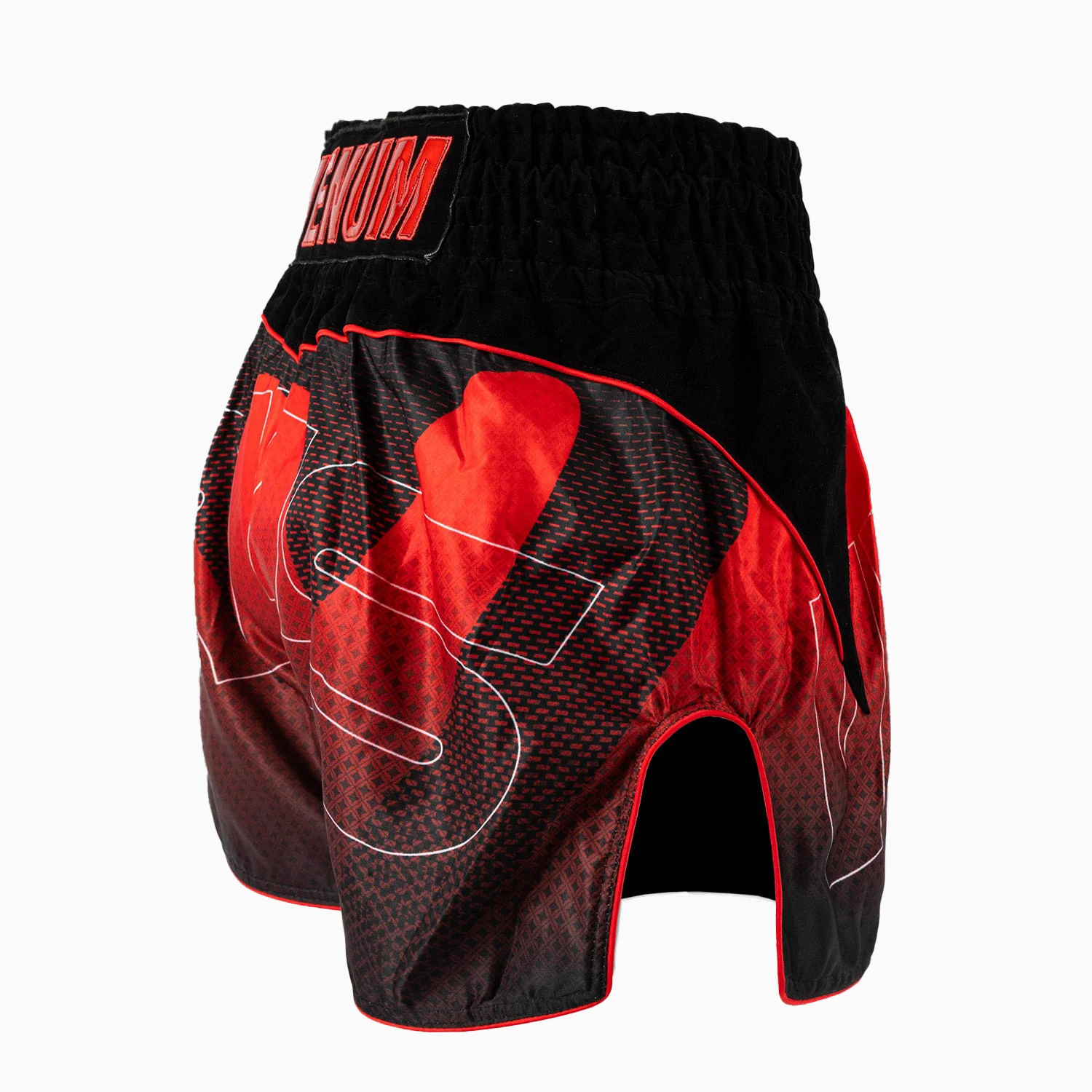 Calções kick-tailandeses RWS x Venum 2.0 Preto-vermelho  - Image 4