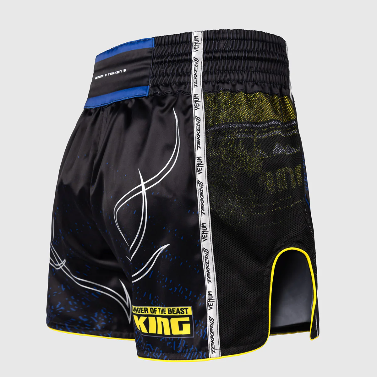 Calções kick-tailandeses Venum Tekken 8 King Preto-amarelo  - Image 3