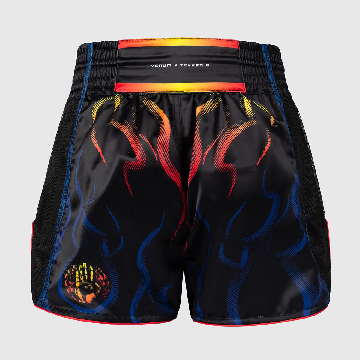 Calções kick-tailandeses Venum Tekken 8 Yoshimitsu Preto-laranja  - Image 3