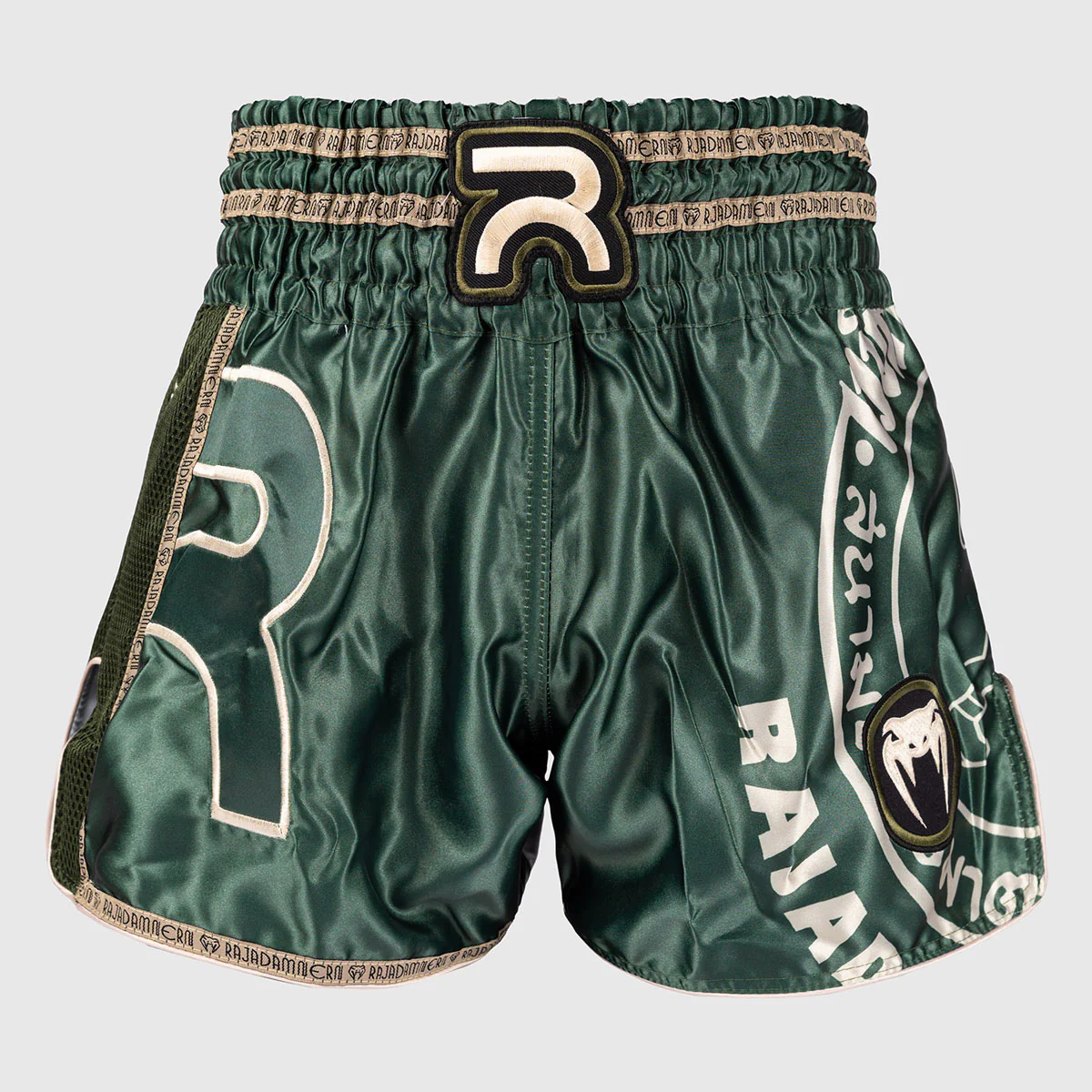 Calções kick-tailandeses Venum x Rajadamnern Verde