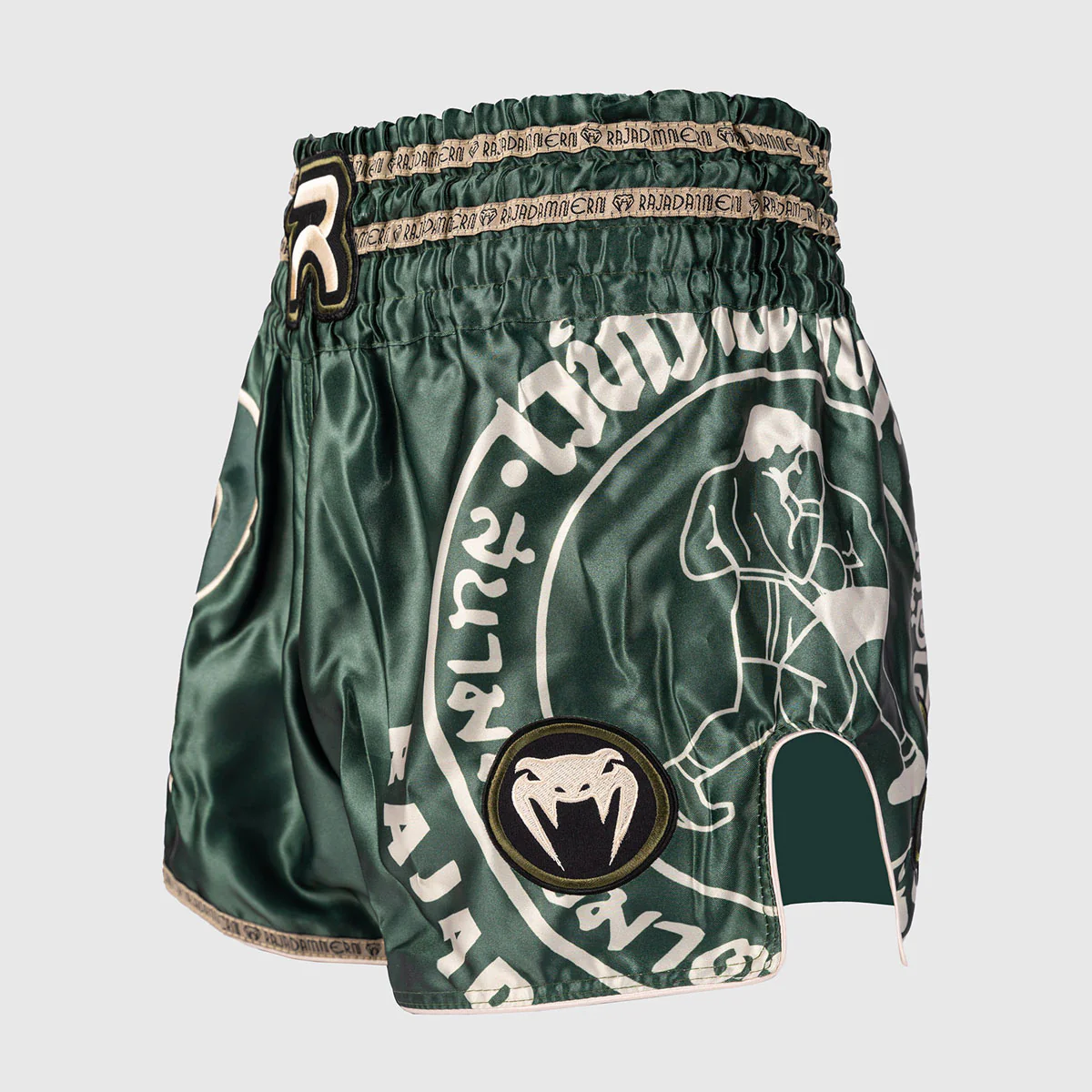 Calções kick-tailandeses Venum x Rajadamnern Verde - Image 2