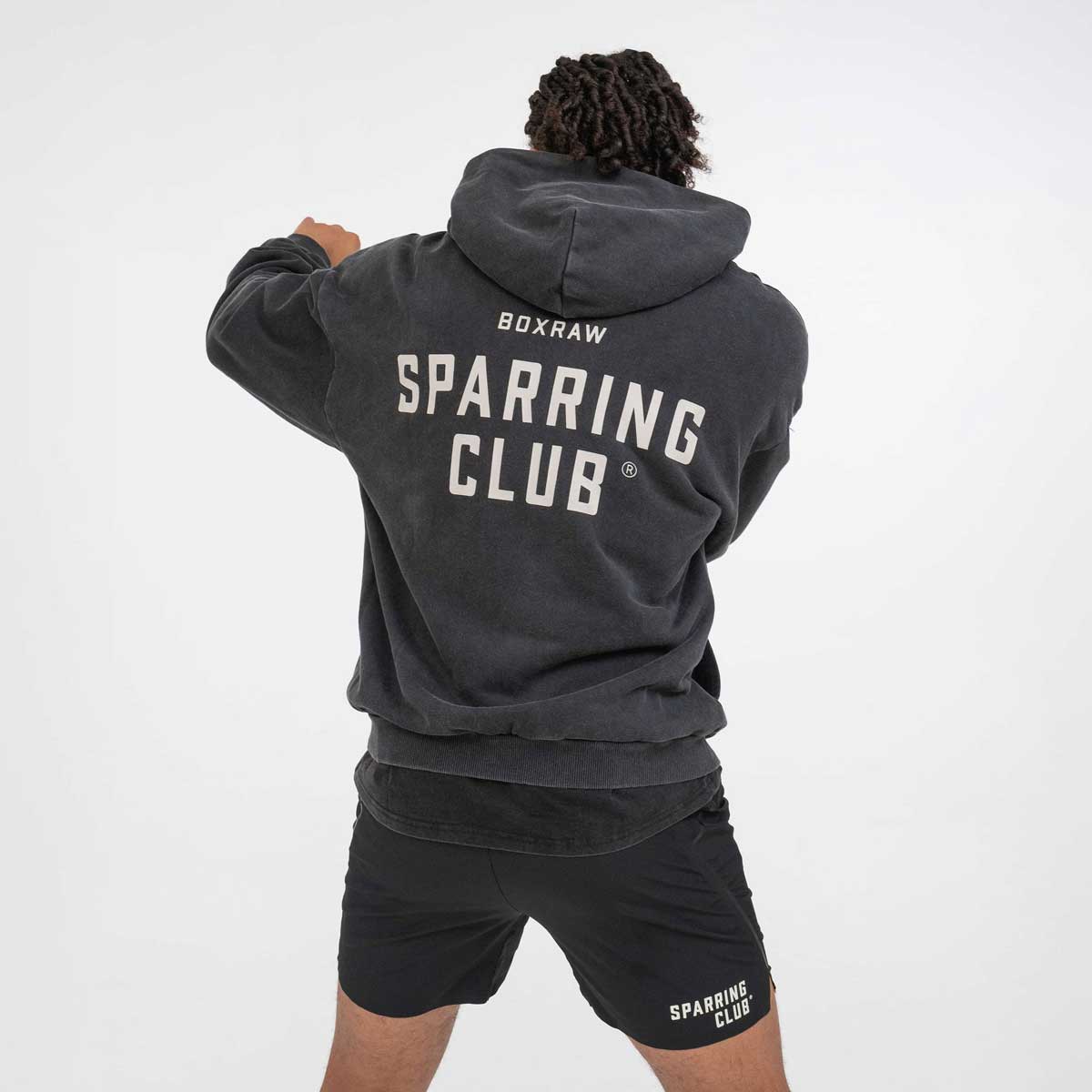 Casaco Boxraw Sparring Club Oversize com capuz e fecho 
