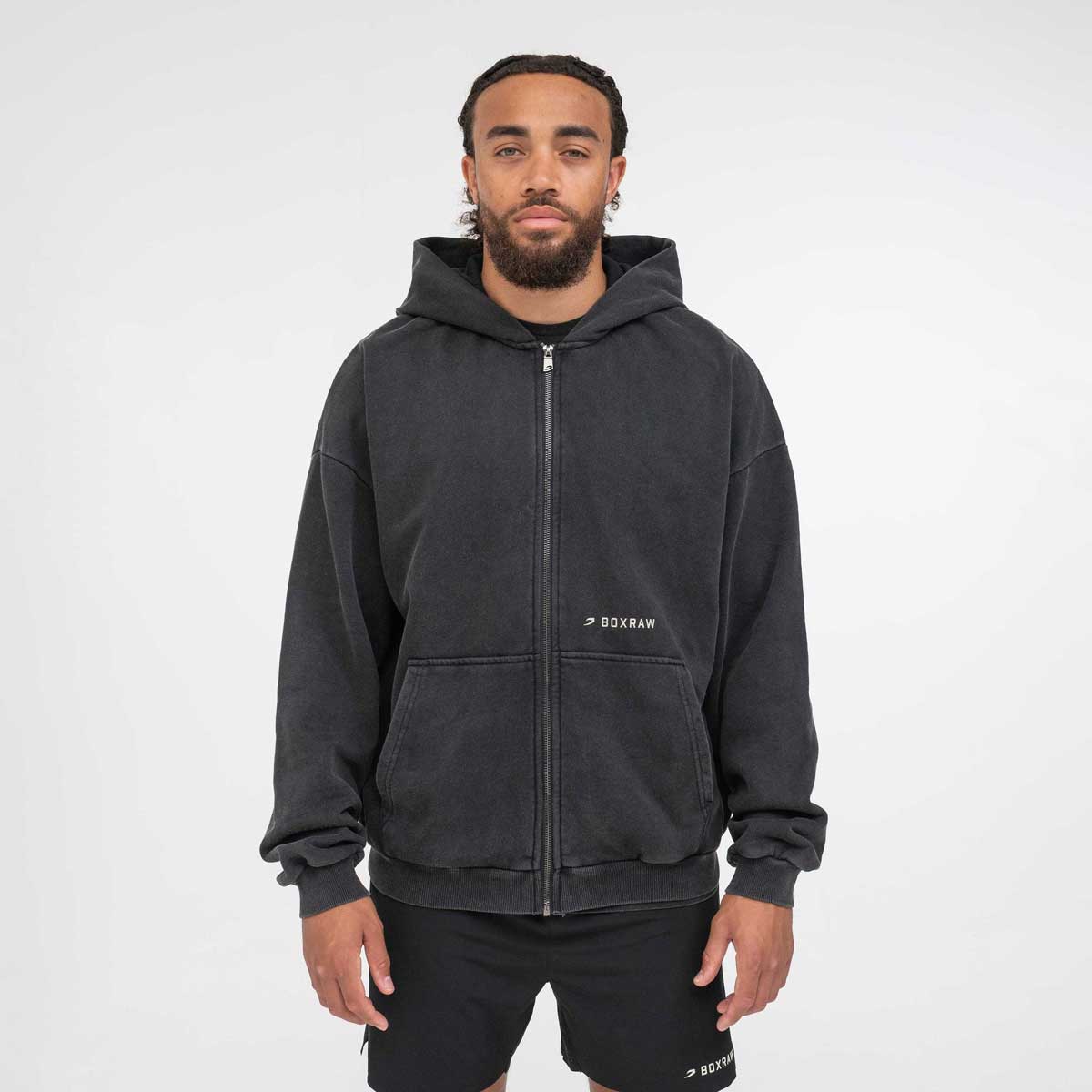 Casaco Boxraw Sparring Club Oversize com capuz e fecho  - Image 2
