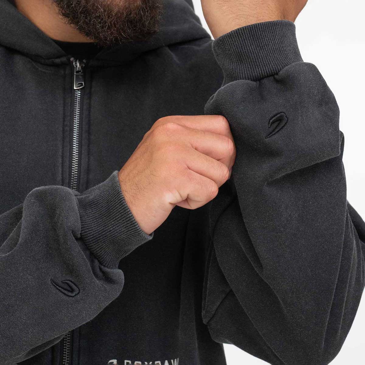 Casaco Boxraw Sparring Club Oversize com capuz e fecho  - Image 9