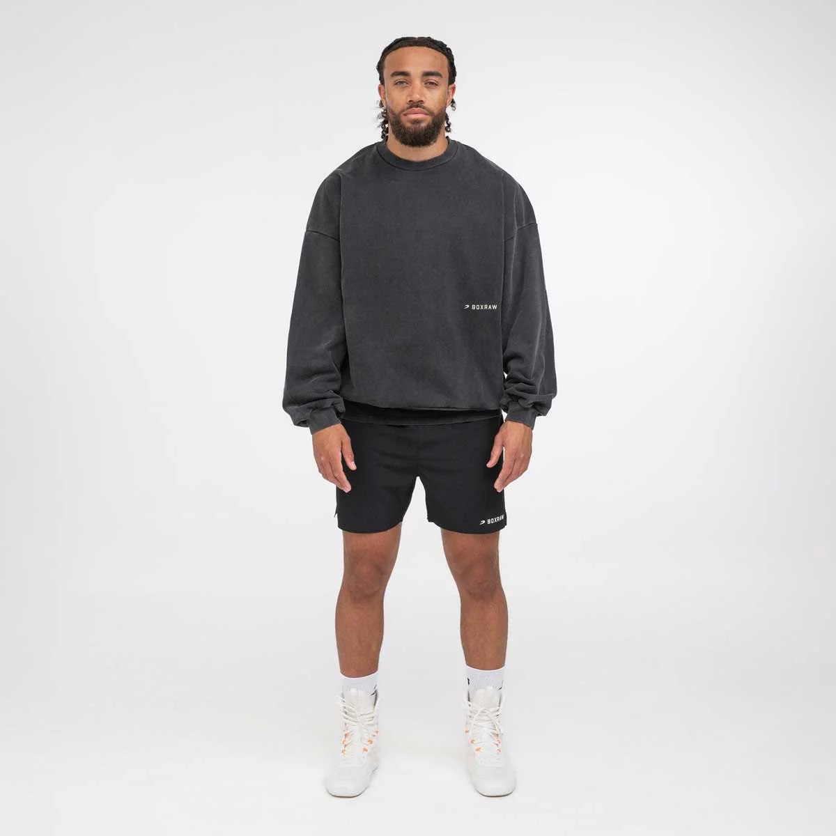 Sweatshirt Boxraw Sparring Club Oversize Preto - Image 2