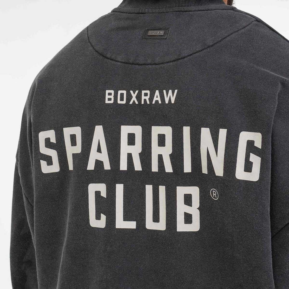 Sweatshirt Boxraw Sparring Club Oversize Preto - Image 7