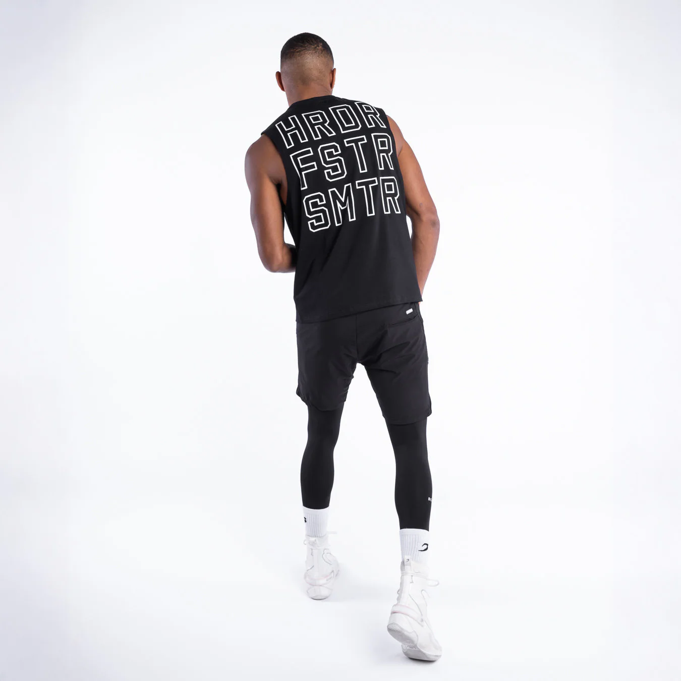 Camiseta Boxraw HRDR FSTR SMTR Preto  - Image 2