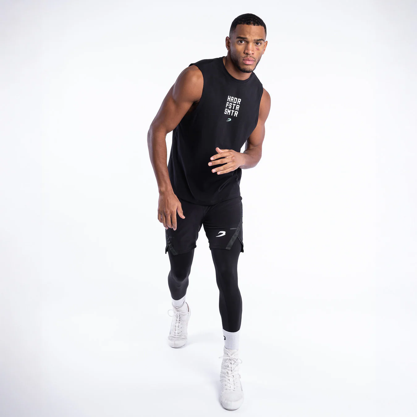 Camiseta Boxraw HRDR FSTR SMTR Preto  - Image 3