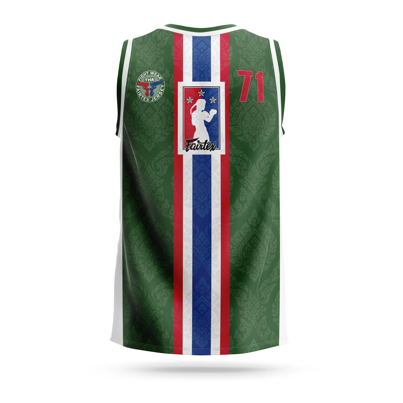 Camisola Fairtex Jersey NBA JS19 Verde - Image 3