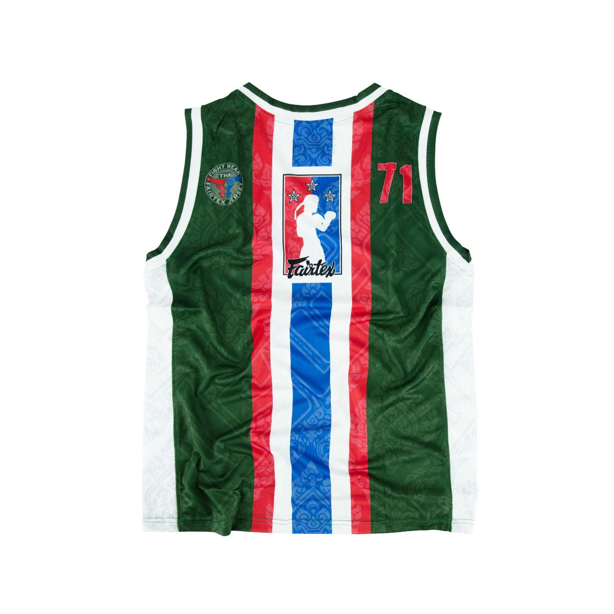 Camisola Fairtex Jersey NBA JS19 Verde - Image 4