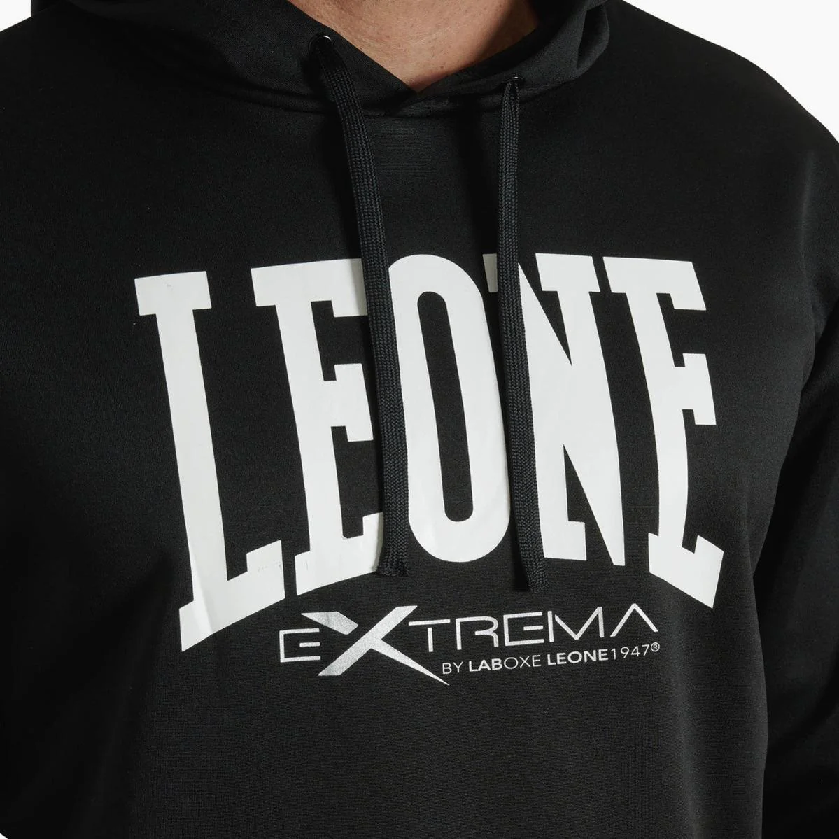 Camisola Leone Logo com capuz ABX119 Preto  - Image 3