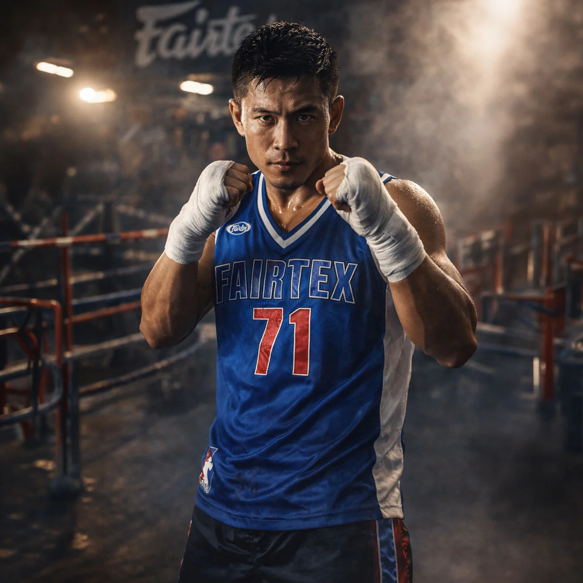 Camisola de alças Fairtex Jersey NBA JS19 Azul  - Image 3