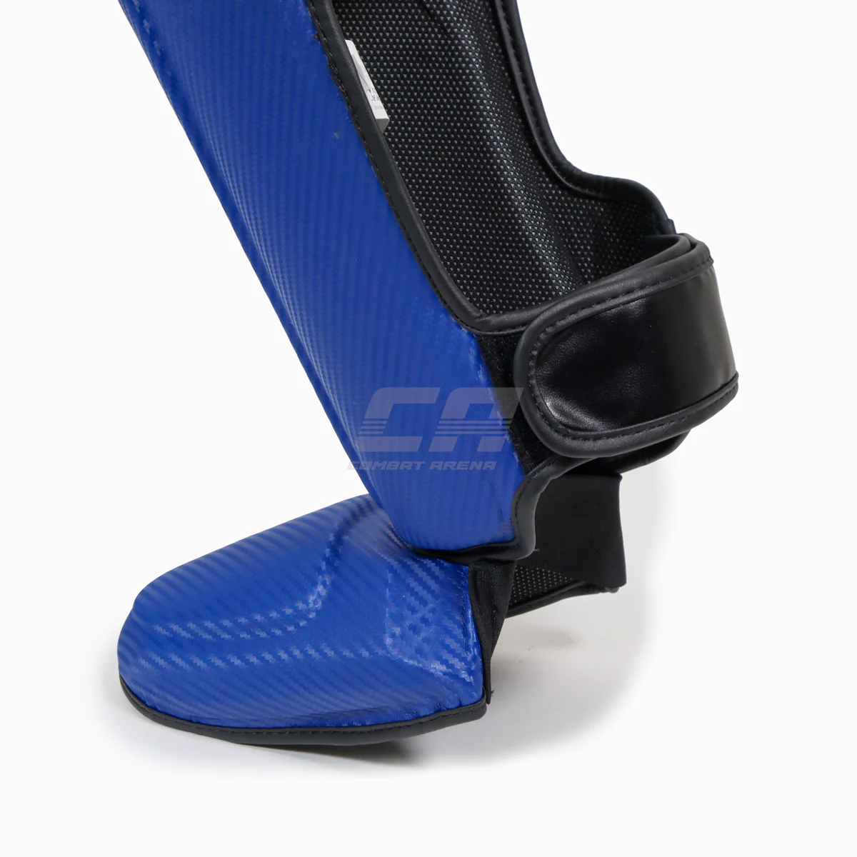 Caneleiras com parapiede Adidas Pro Kickboxing WAKO Azul-branco  - Image 4