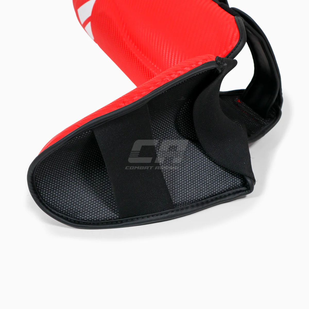 Caneleiras com parapeito Adidas Pro Kickboxing WAKO Vermelho-branco  - Image 6