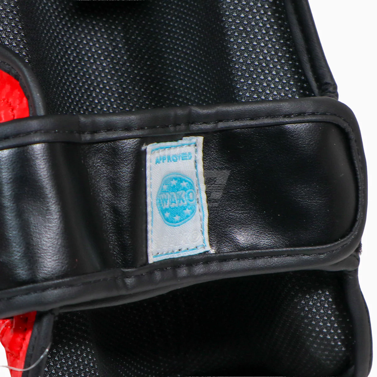 Caneleiras com parapeito Adidas Pro Kickboxing WAKO Vermelho-branco  - Image 9