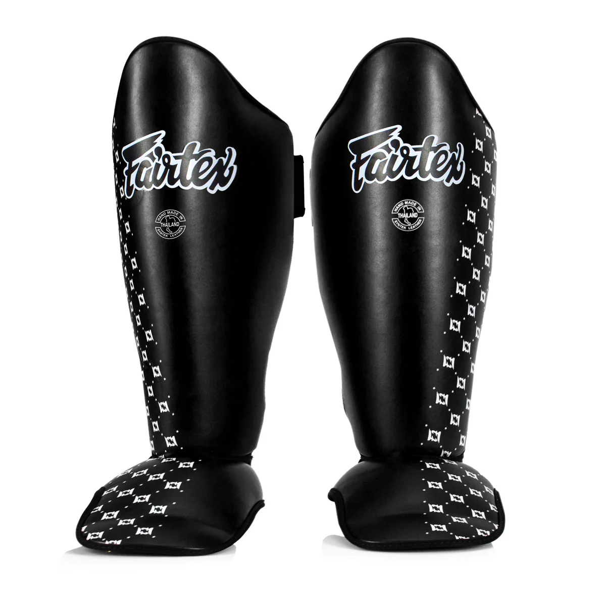 Caneleiras Fairtex Competição SP5 com proteção de pés Preto  - Image 2