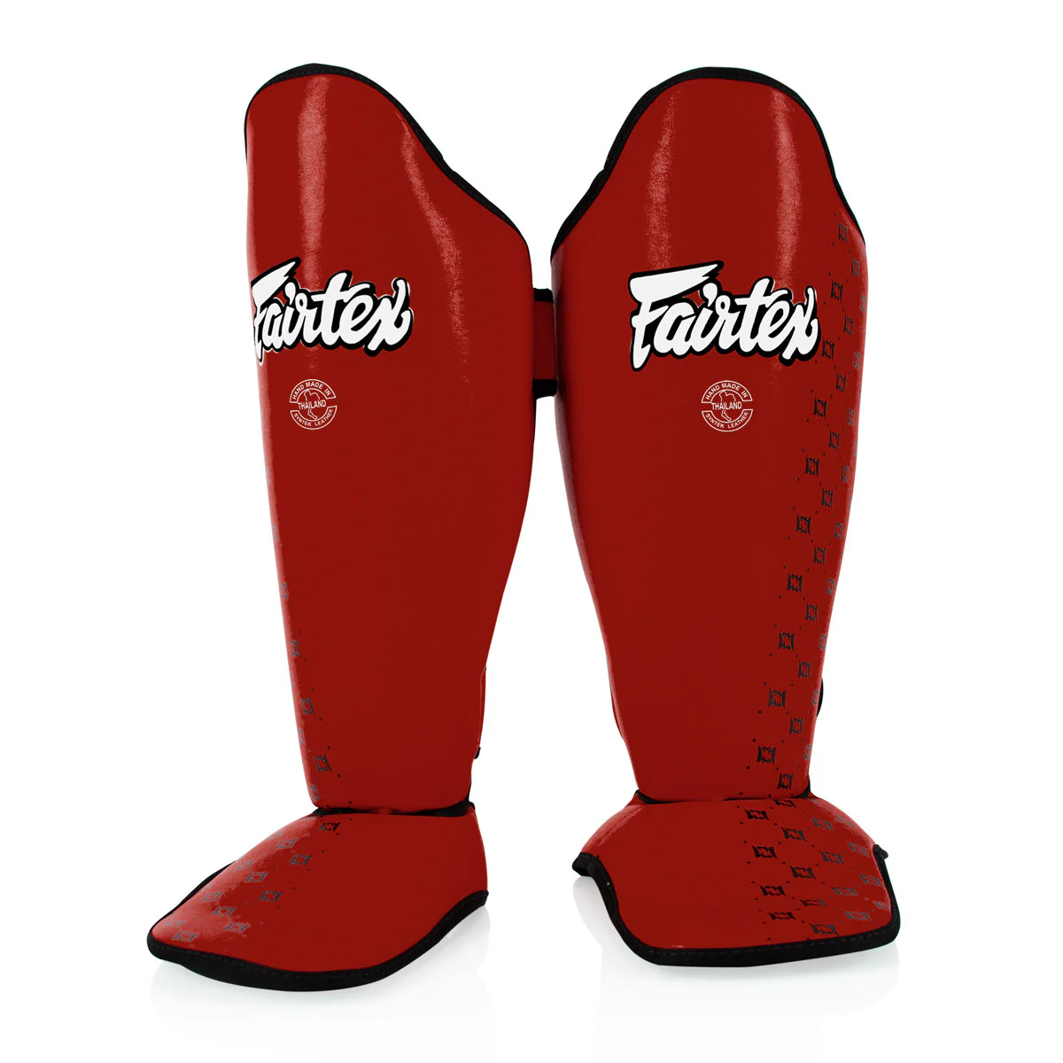 Caneleiras Fairtex Competição SP5 com protetor de pés Vermelho  - Image 2