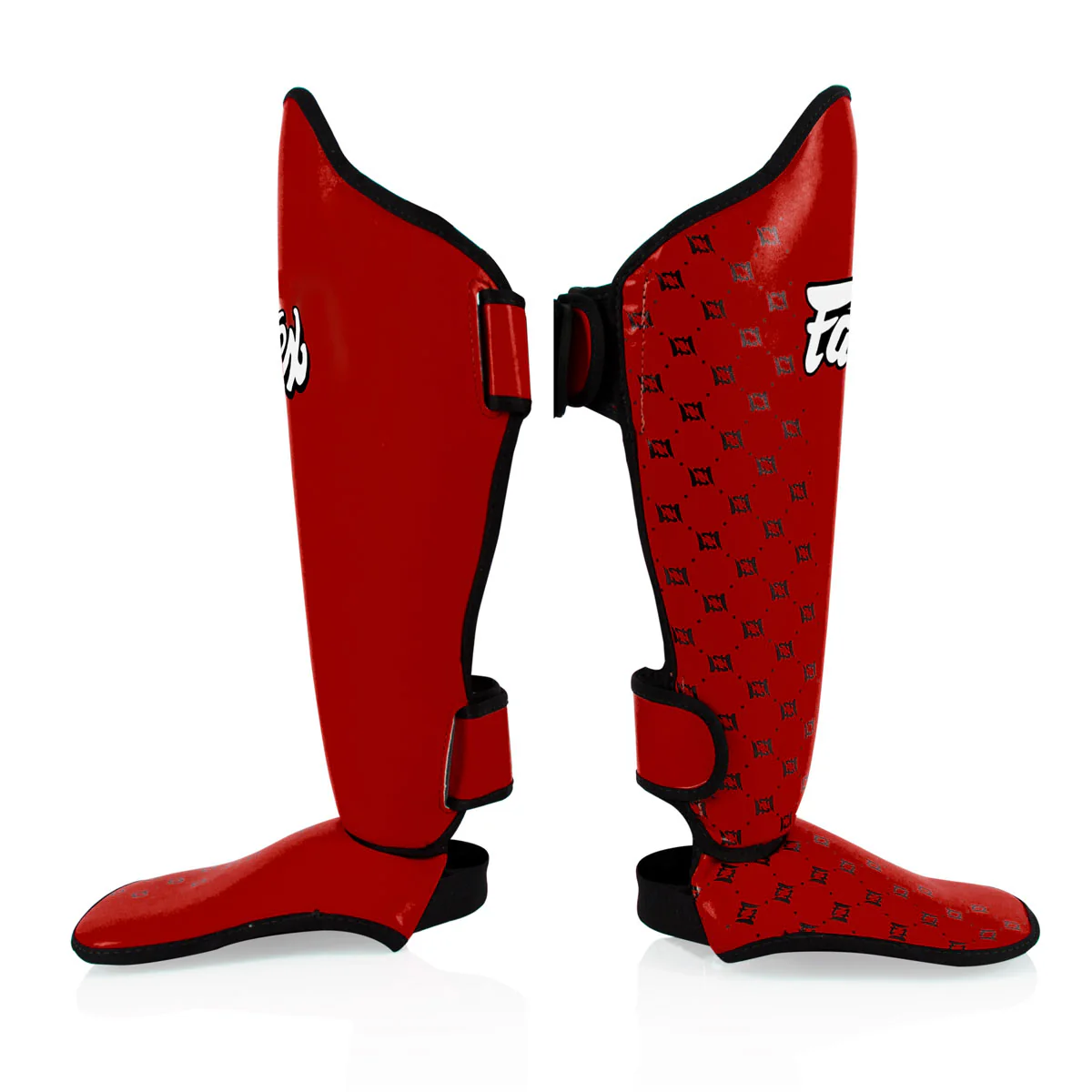 Caneleiras Fairtex Competição SP5 com protetor de pés Vermelho  - Image 3