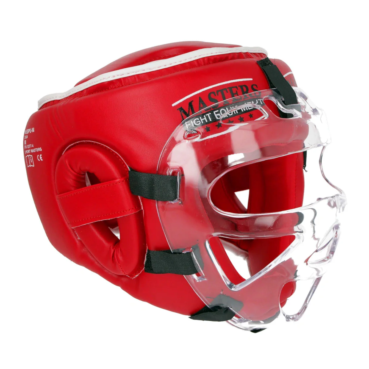 Capacete com viseira Masters WAKO Vermelho  - Image 2