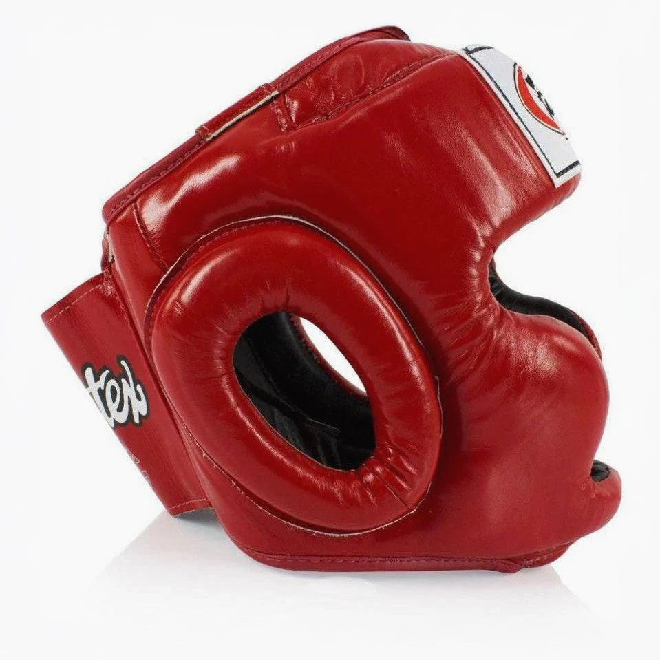 Capacete Fairtex Cobertura Total HG3 Vermelho  - Image 3