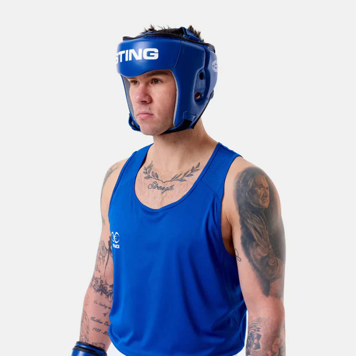Capacete Sting Competition Aprovado World Boxing Blu  - Image 4