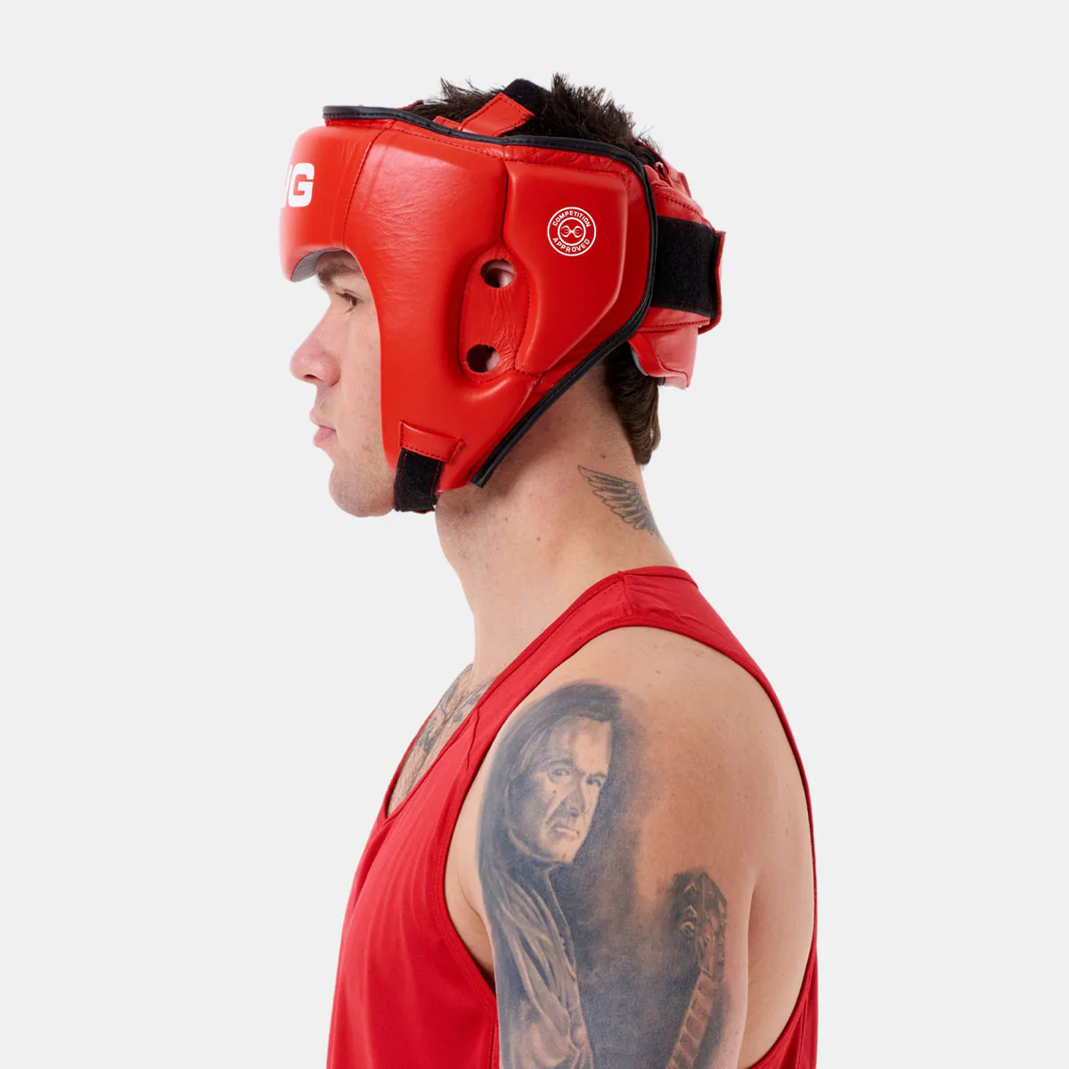 Capacete Sting Competition Aprovado World Boxing Vermelho  - Image 4