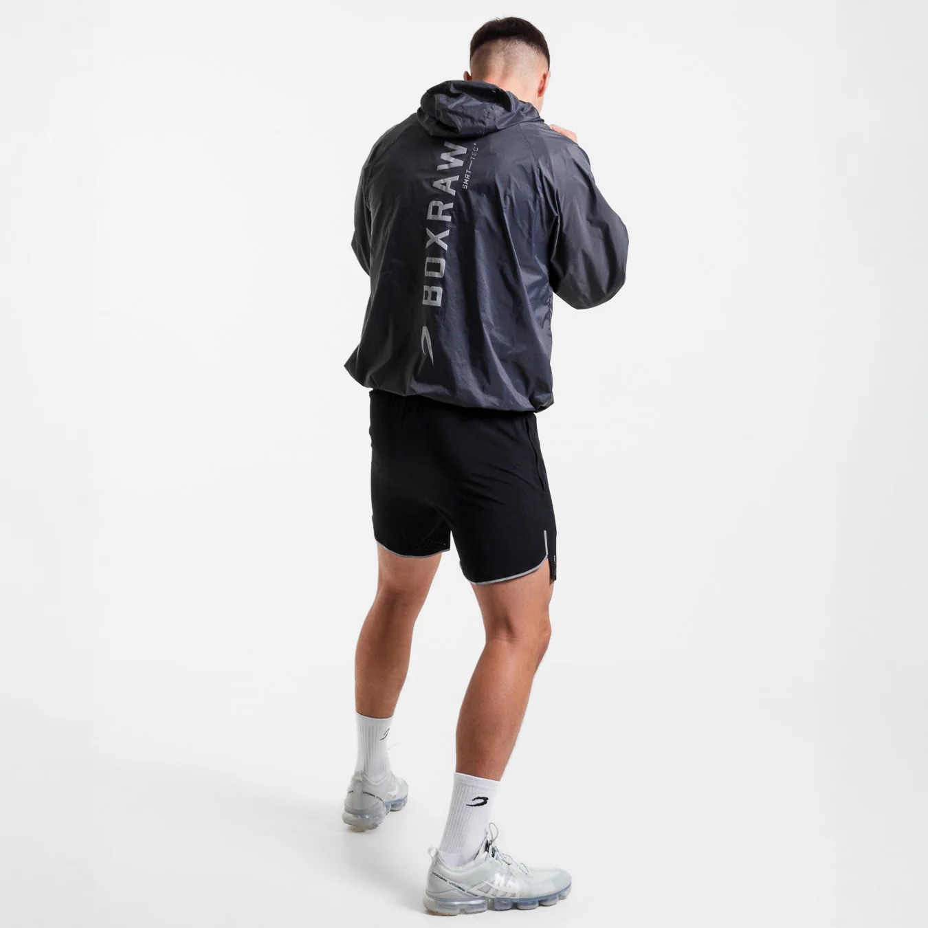 Casaco corta-vento Boxraw Genaro Oversize preto  - Image 2
