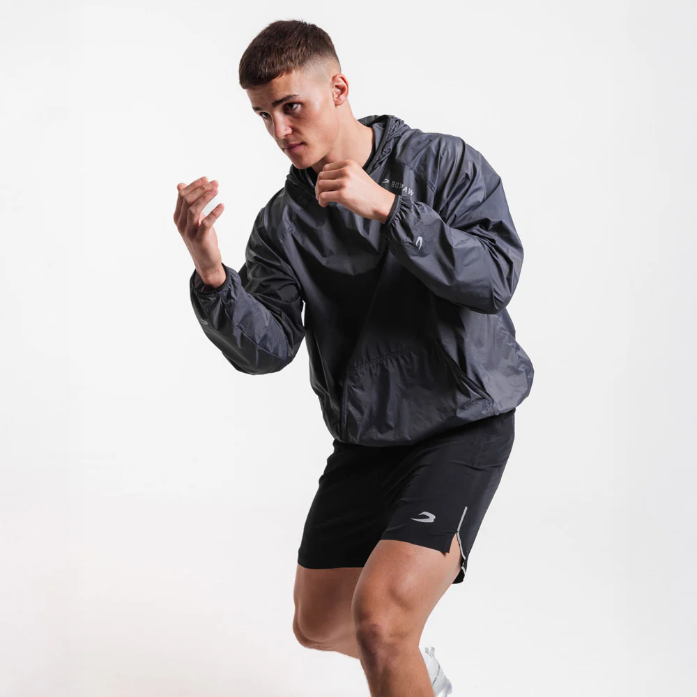Casaco corta-vento Boxraw Genaro Oversize preto  - Image 5