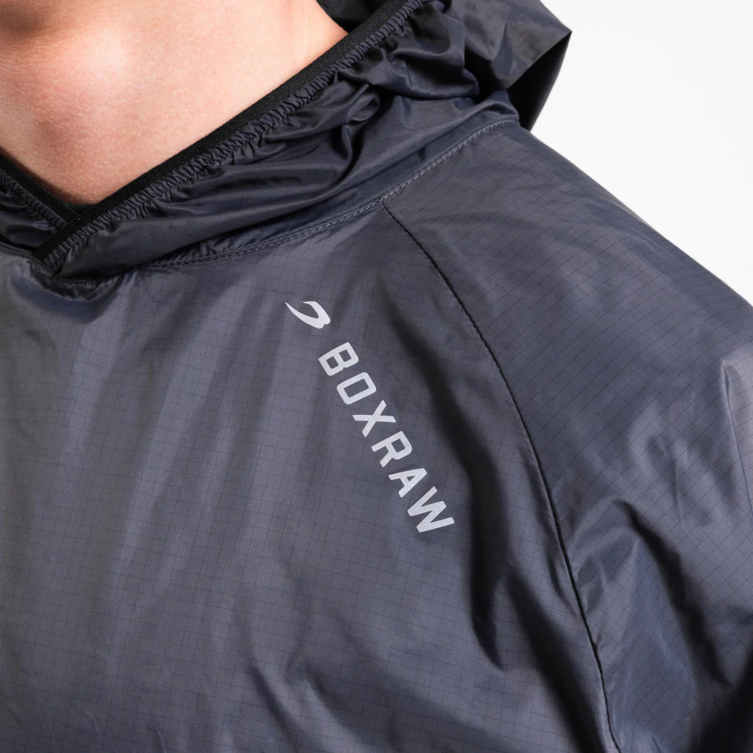 Casaco corta-vento Boxraw Genaro Oversize preto  - Image 7