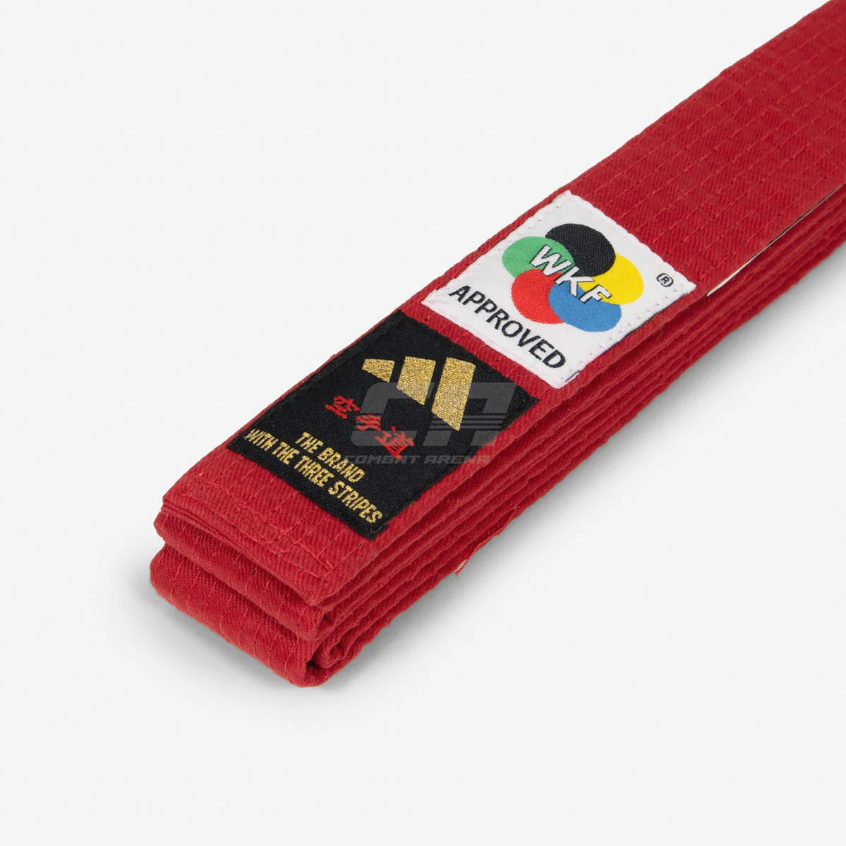 Cinto Adidas Elite WKF Vermelho com Kanji  - Image 2