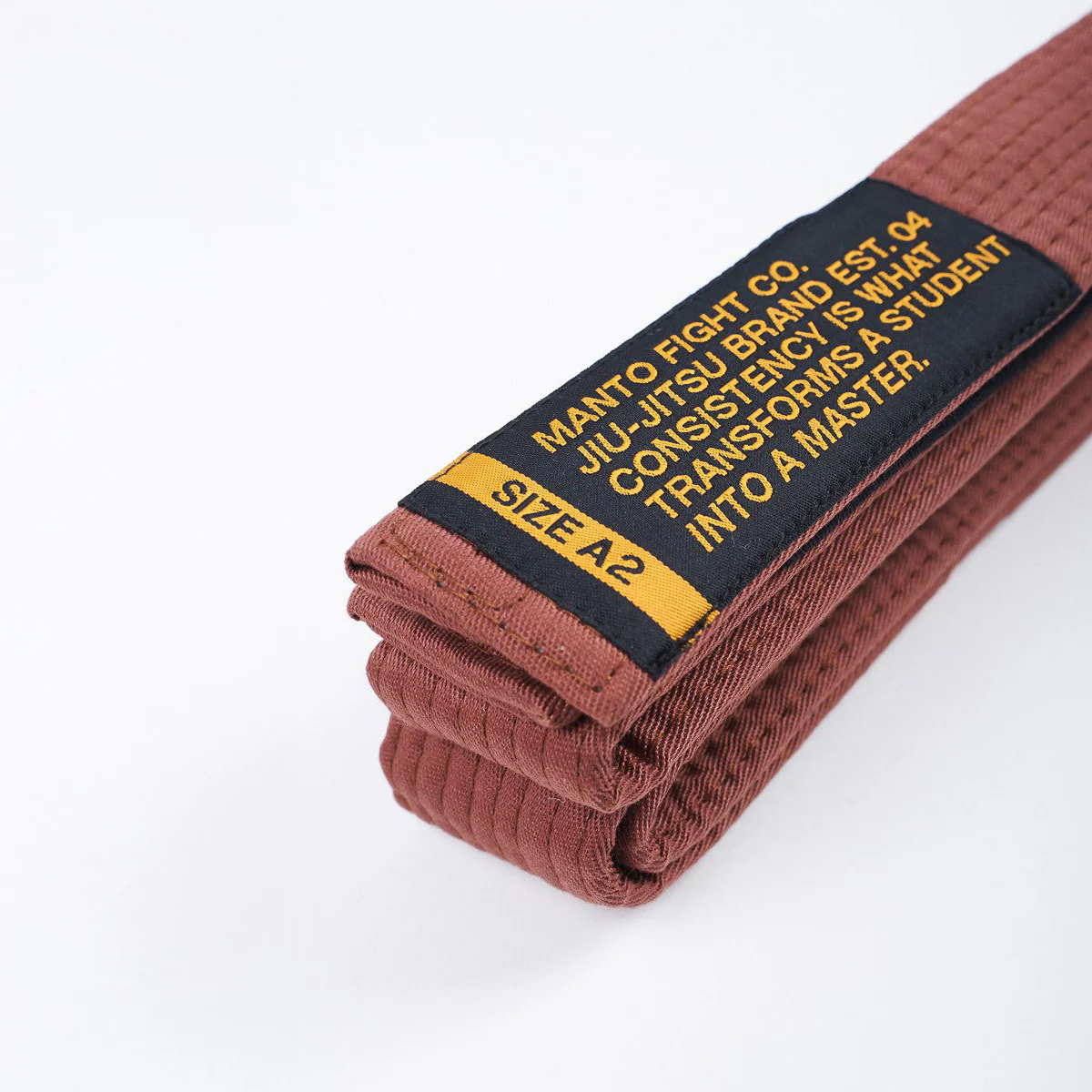 Faixa BJJ Manto Motto Marrom  - Image 2