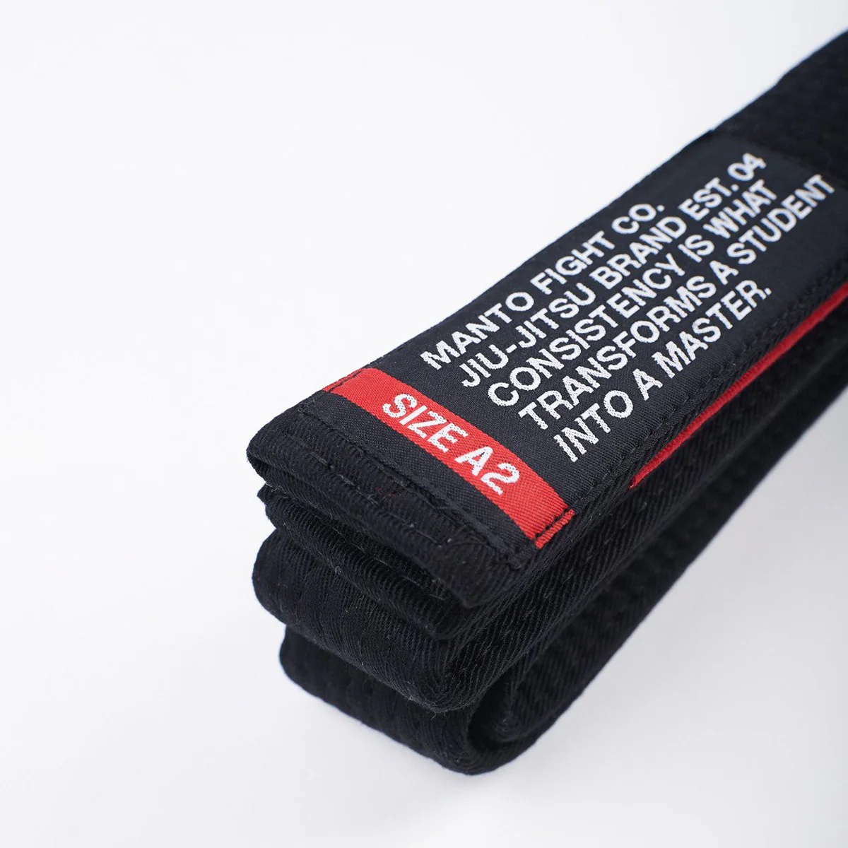 Cinturão BJJ Manto Motto Preto  - Image 2