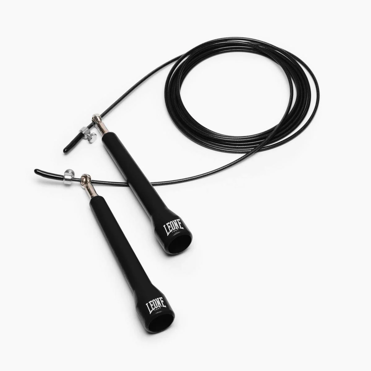 Corda para Saltar Leone Speed 3 mm AT831 Preto 