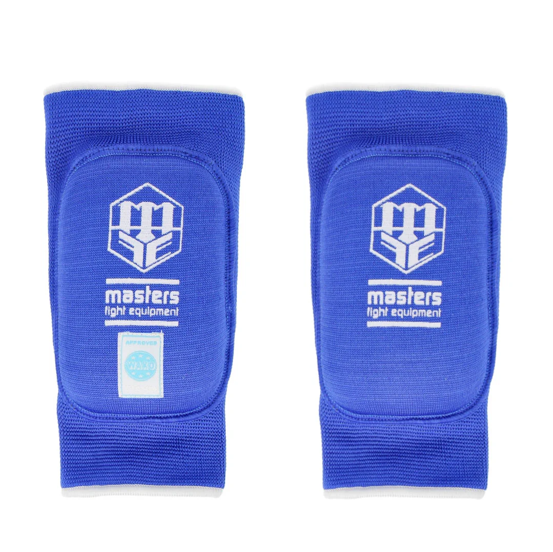Cotoveleiras elásticas reversíveis Masters WAKO vermelho azul  - Image 3
