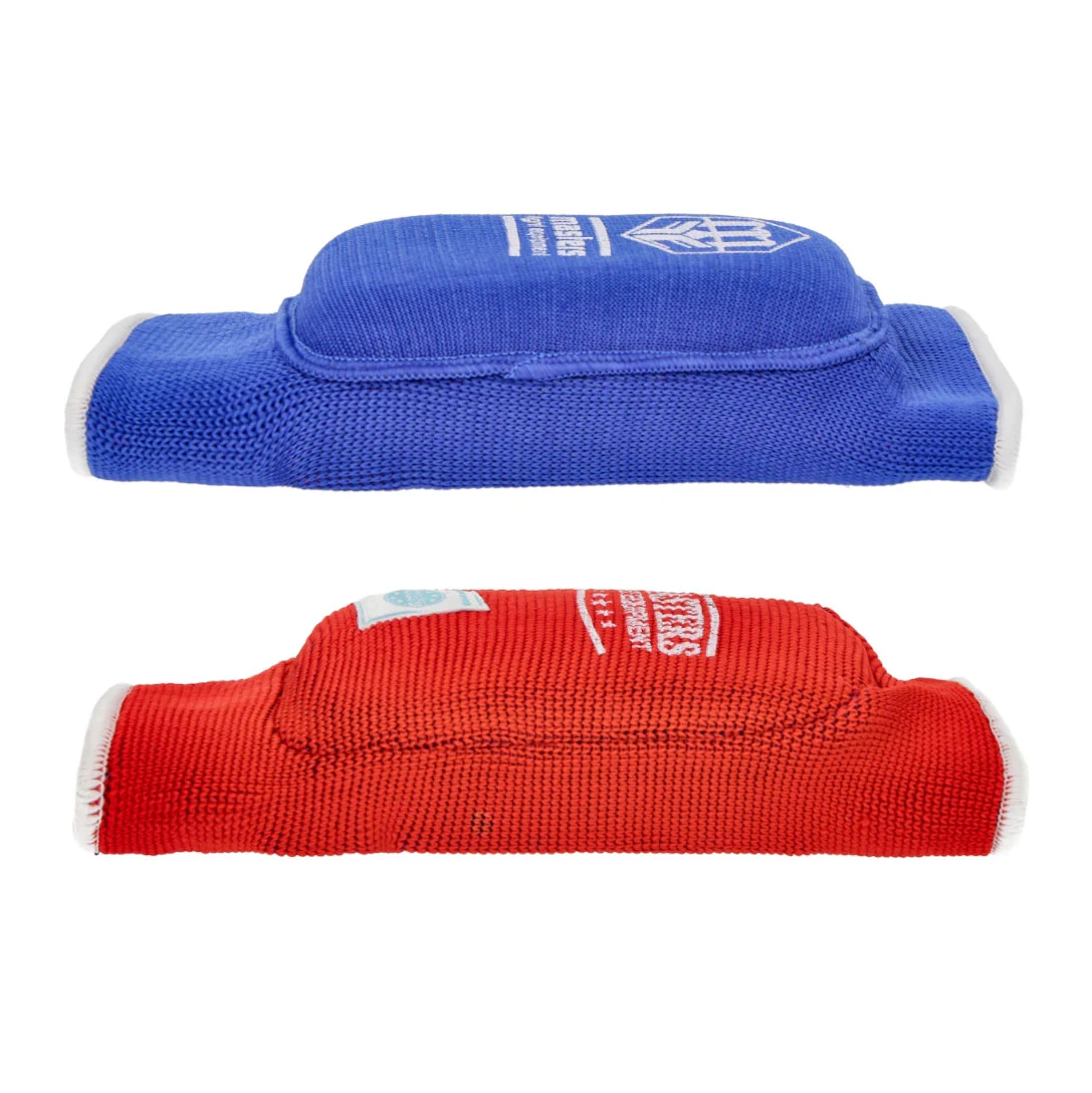 Cotoveleiras elásticas reversíveis Masters WAKO vermelho azul  - Image 4