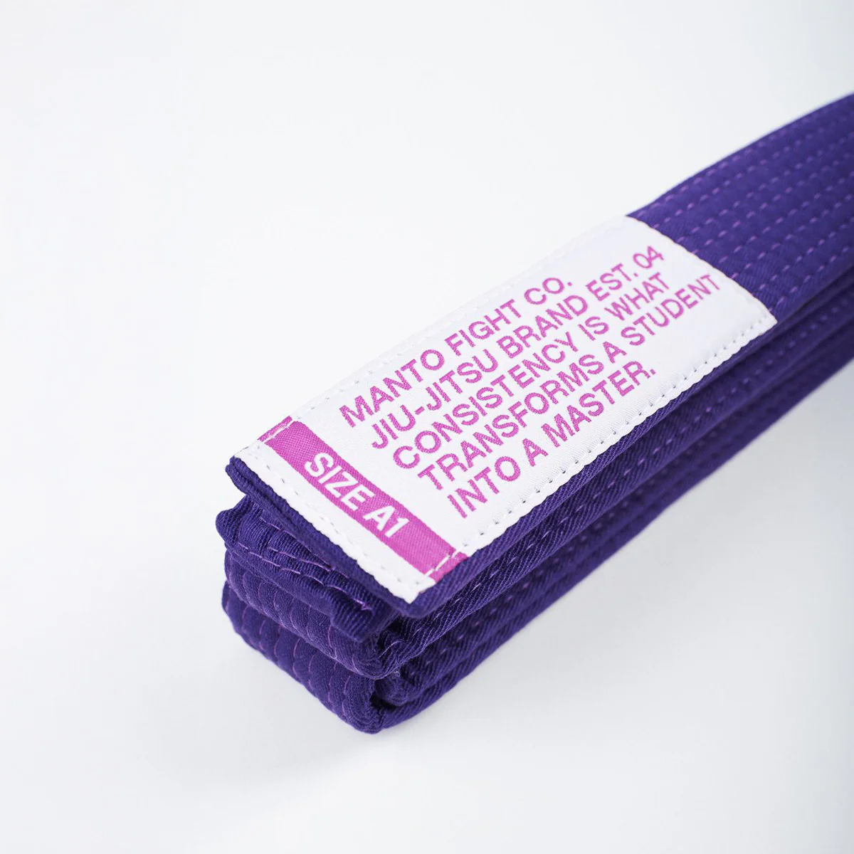 Cinto BJJ Manto Motto Roxo  - Image 2