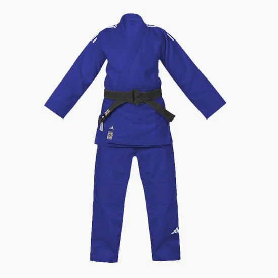 Fato judo azul Adidas J730 Champion III IJF Slimfit 