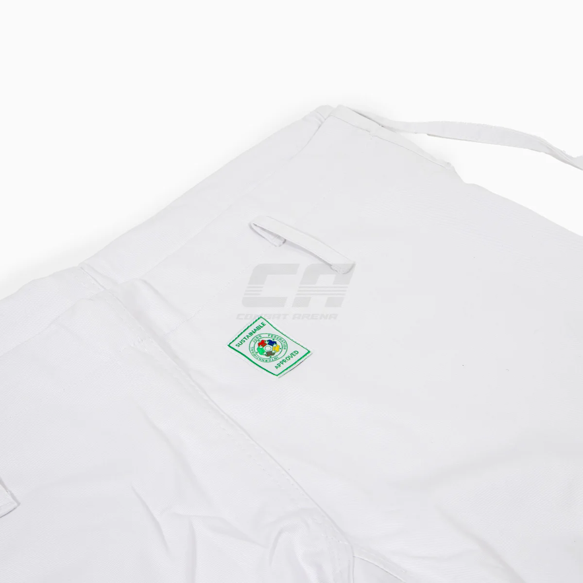 Fato judo branco Adidas J730 Champion III IJF sem listras  - Image 6