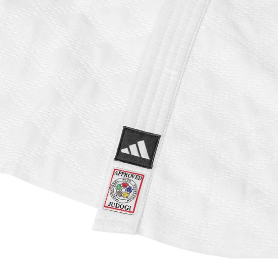Fato judo branco Adidas J730 Champion III IJF Slimfit  - Image 4