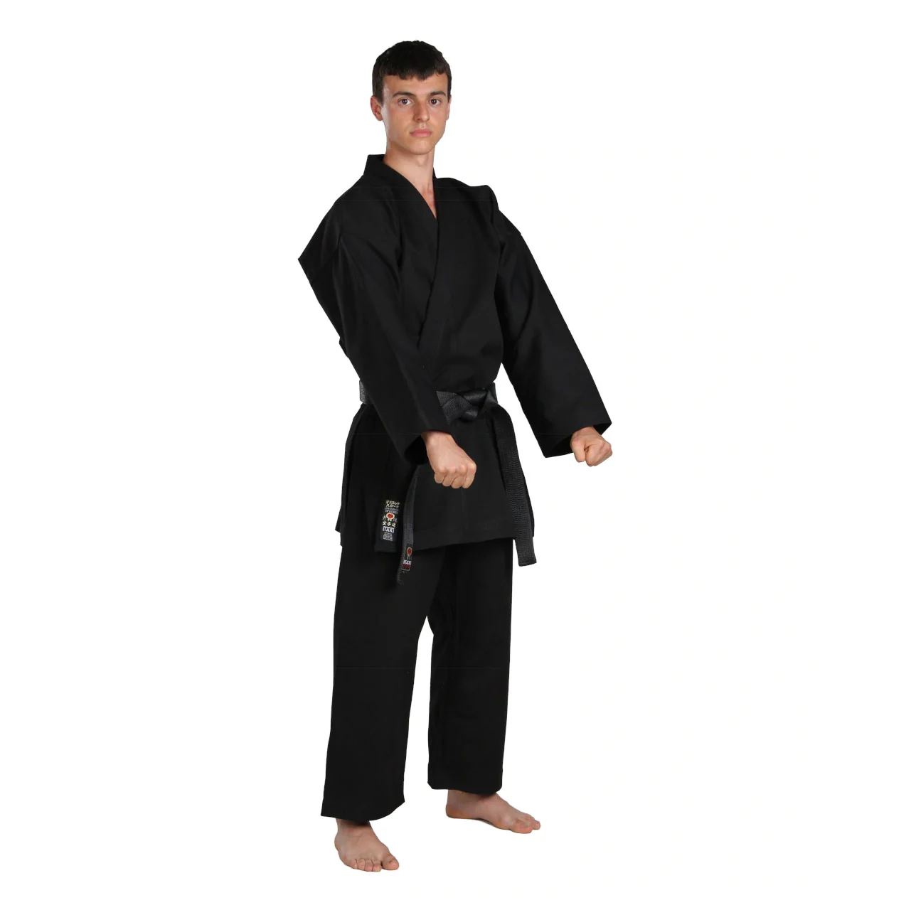 Fato karate Itaki Ultimate preto Art. 51 