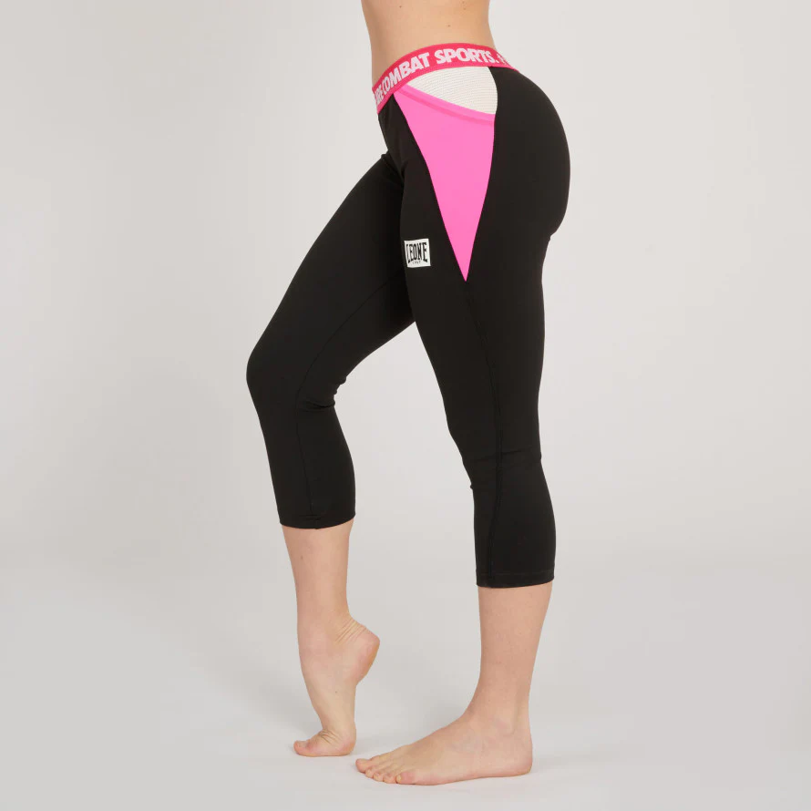 Leggings capri mulher Leone Logo Wacs ABX149  - Image 3