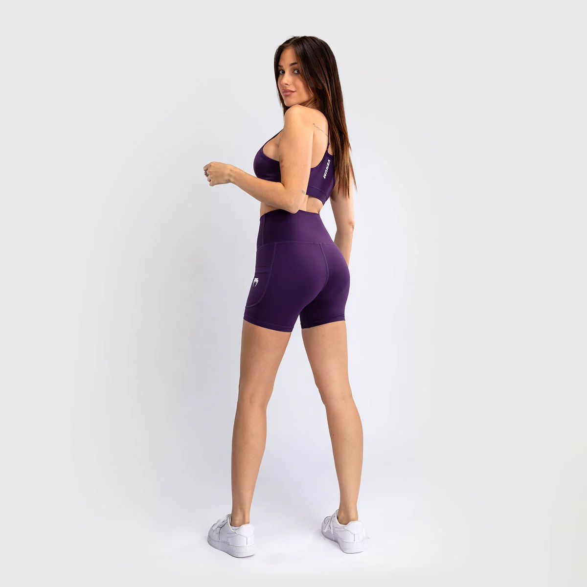 Leggings curtos Mulher Venum Essential Roxo  - Image 4