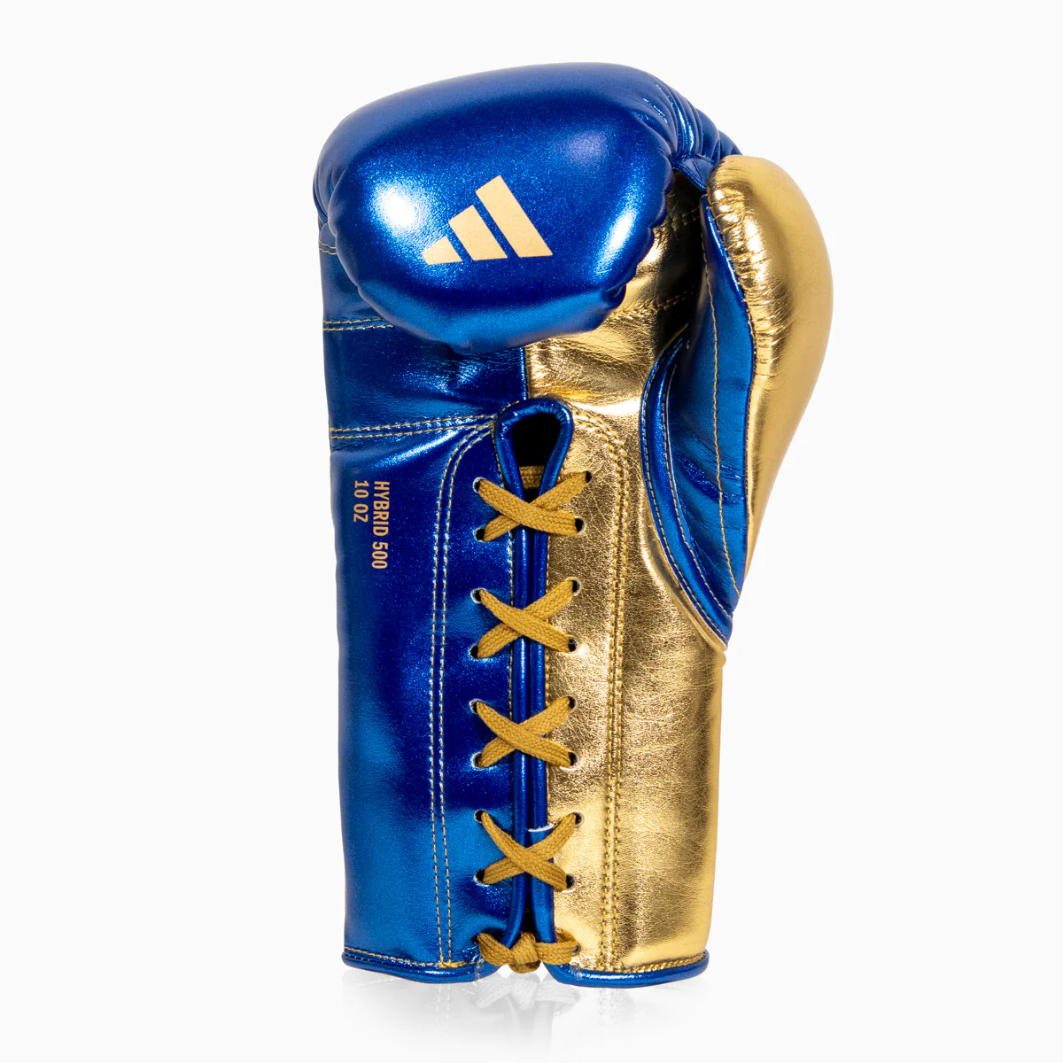Luvas de Boxe Adidas Hybrid 500 Prós e contras Atacadores Azul-dourado  - Image 3
