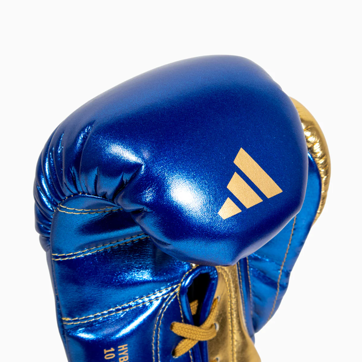 Luvas de Boxe Adidas Hybrid 500 Prós e contras Atacadores Azul-dourado  - Image 6