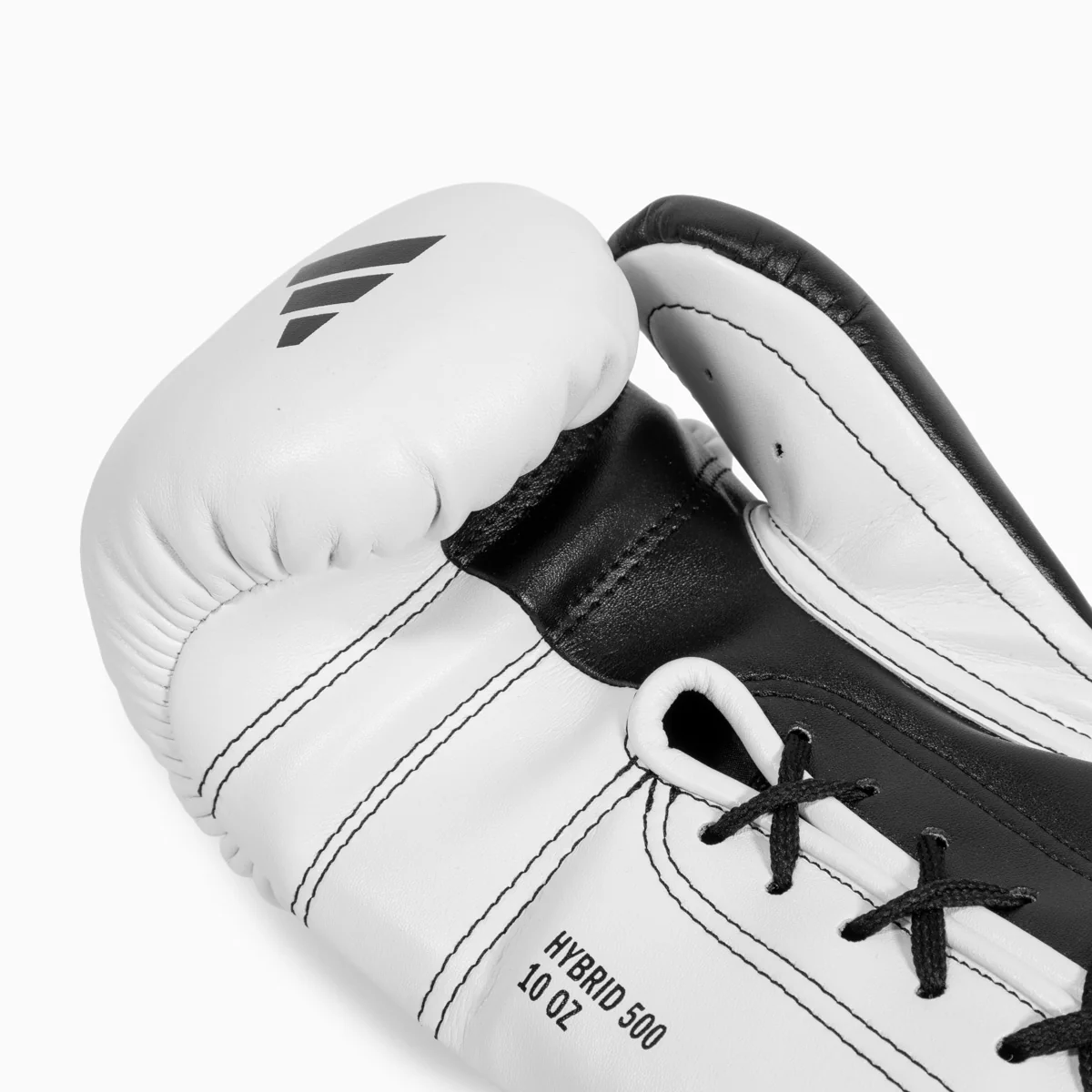 Luvas de Boxe Adidas Hybrid 500 Prós e contras Atacadores Preto-e-branco  - Image 8